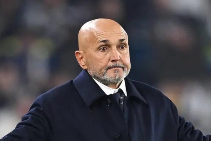 Luciano Spalletti contrariato