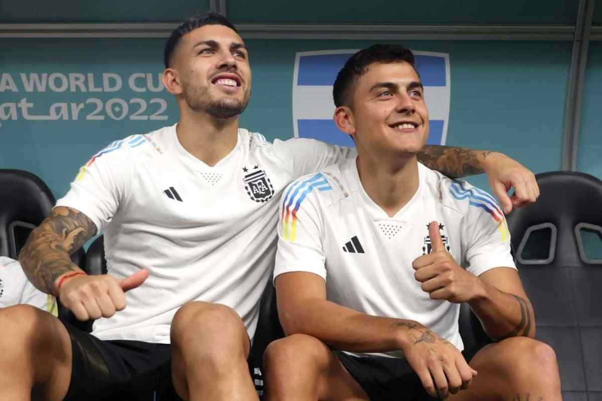 Paredes e Dybala insieme con l'Argentina