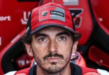 Pecco Bagnaia deluso