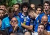 Tifosi dell'Inter disperati
