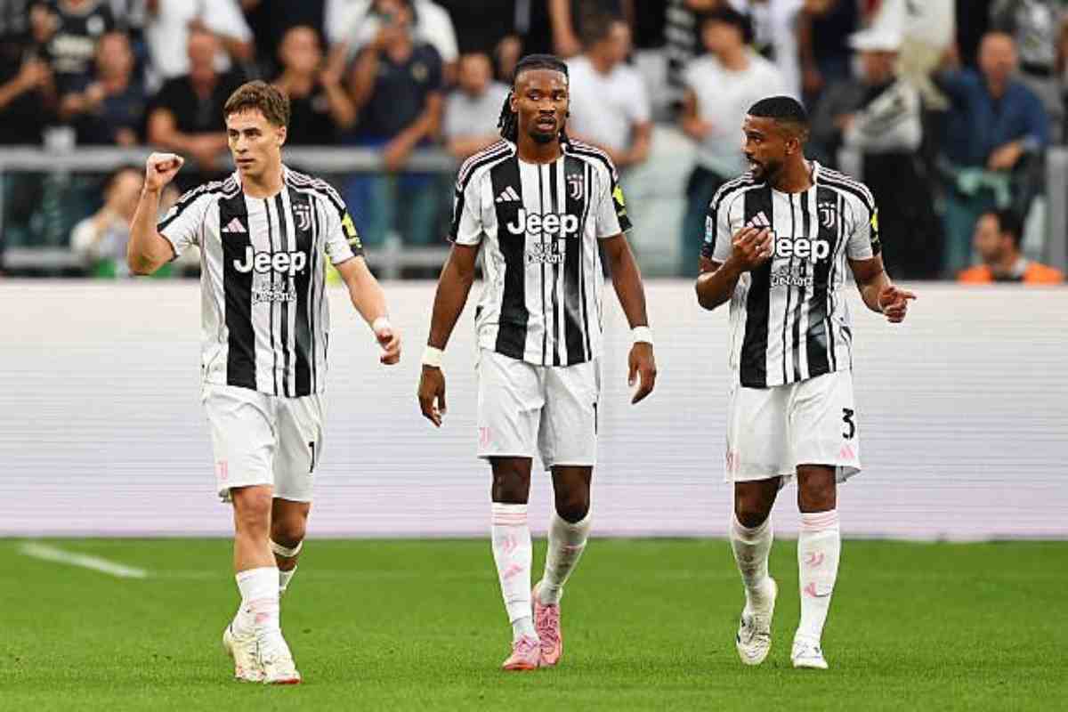 Yildiz, Thuram e Bremer in campo