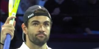 Berrettini in campo