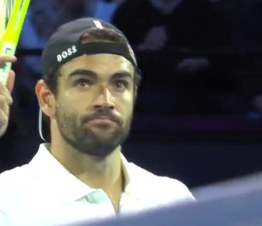 Berrettini in campo