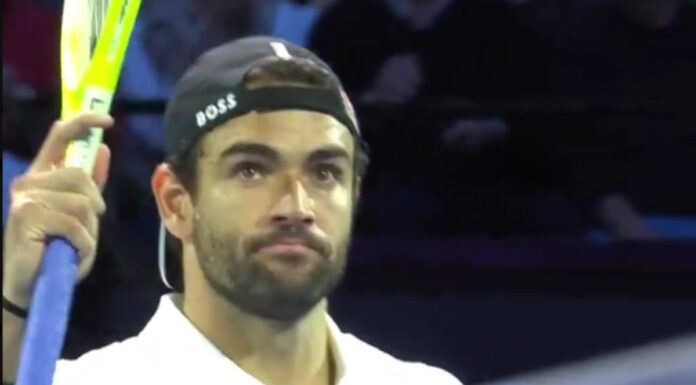 Berrettini in campo