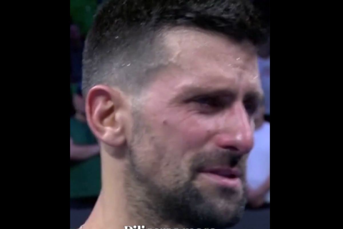 Djokovic piange