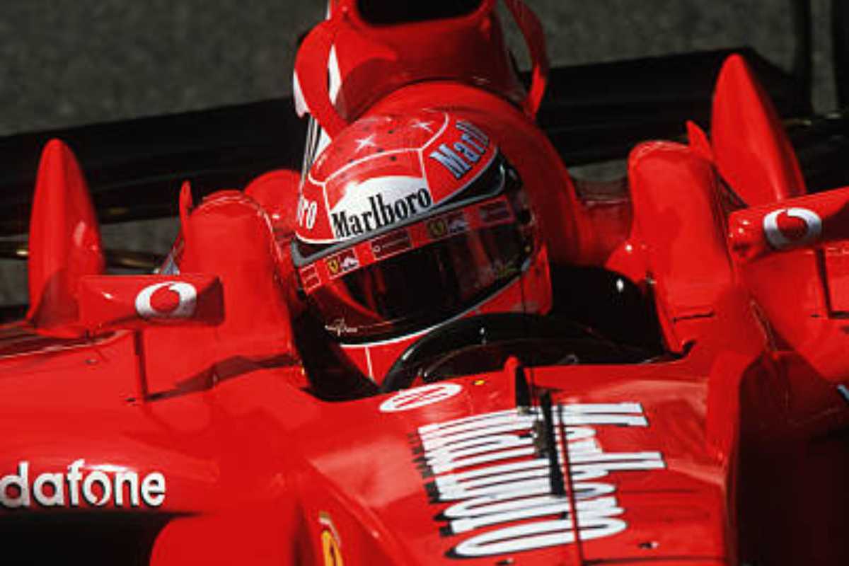 schumacher in pista