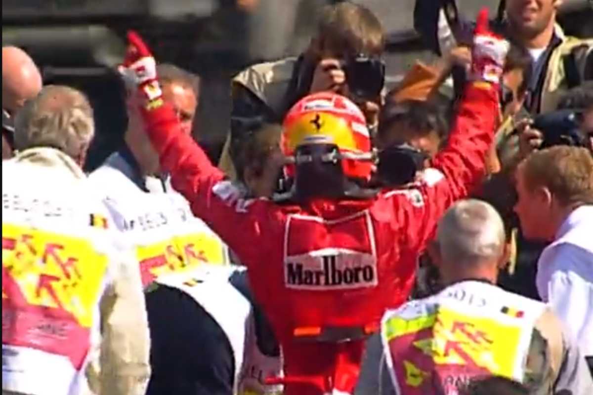 Schumi nella folla