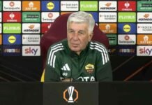 Gasperini in conferenza