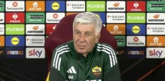 Gasperini in conferenza