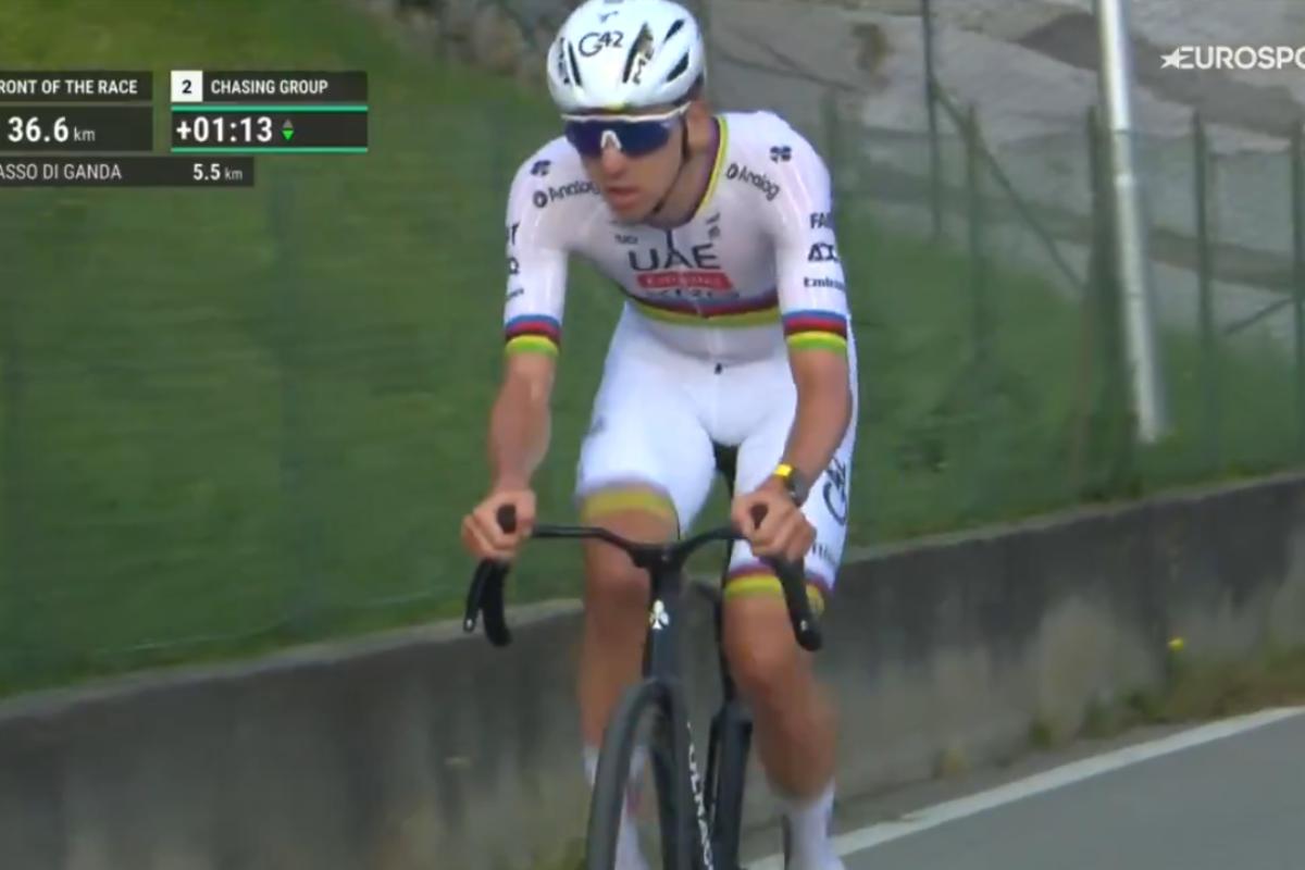 Pogacar al Lombardia