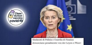Denuncia dei sindacati a von der Leyen e Pfizer sul vaccino covid