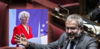 Oro italiano: il giallo si infittisce “ma rischiano grosso pure i tedeschi ▷ Borghi replica alla BCE Oro italiano: il giallo si infittisce "ma rischiano grosso pure i tedeschi ▷ Borghi replica alla BCE