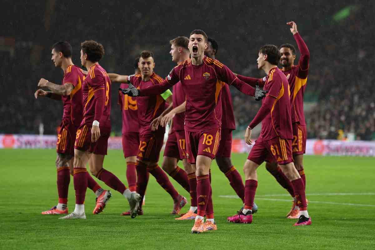 L'esultanza di Soulé in Celtic-Roma