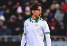 Paulo Dybala durante Cagliari-Roma