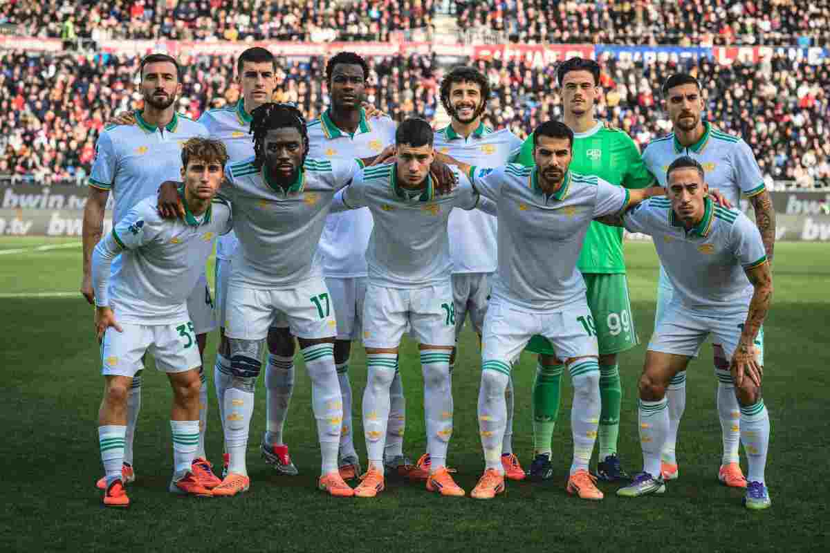 La formazione della Roma a Cagliari