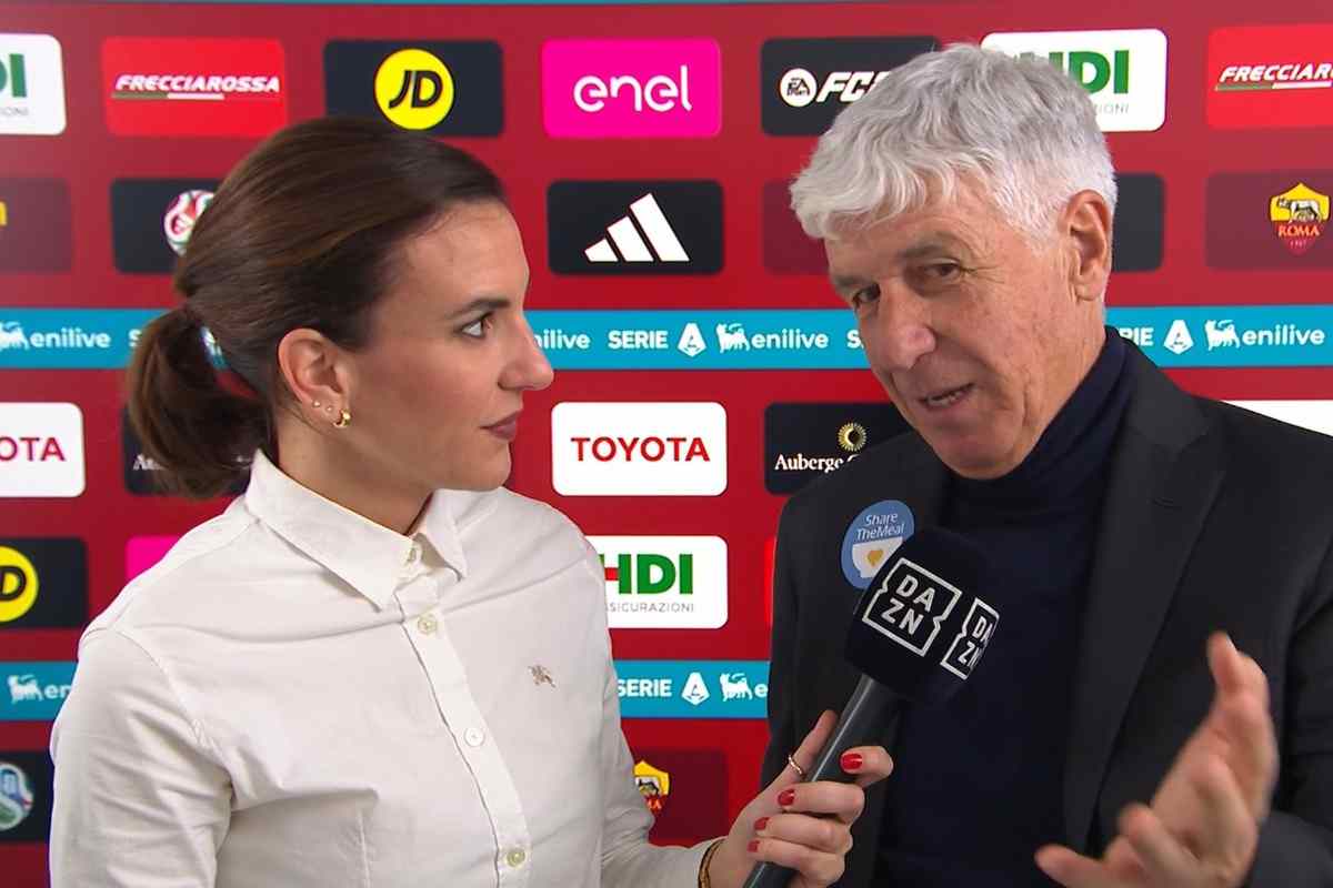 Gian Piero Gasperini nel post-gara contro il Napoli