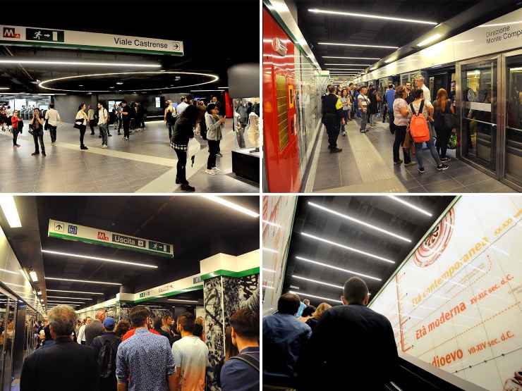 Collage Metro Roma
