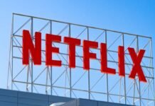 Un'insegna di Netflix