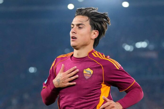 Paulo Dybala in una fase di gioco