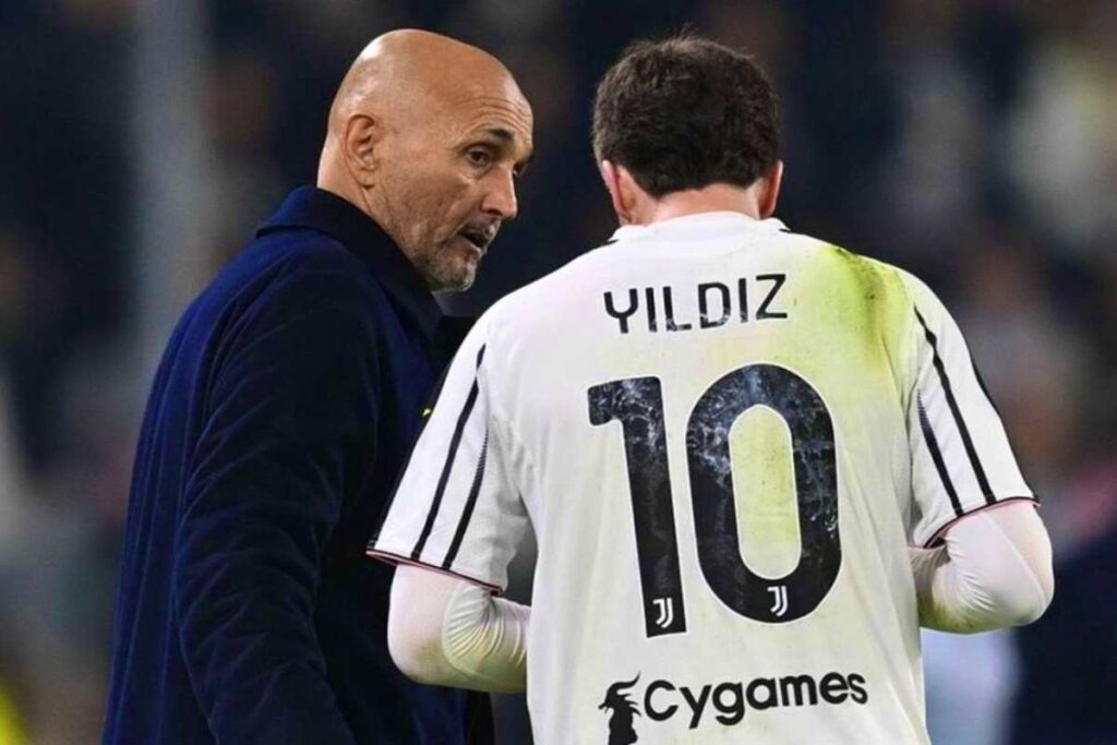 Spalletti e Yildiz a colloquio
