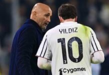 Tegola Yildiz: Spalletti e i tifosi della Juve col fiato sospeso Spalletti e Yildiz a colloquio