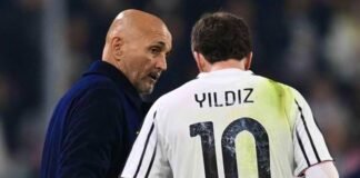 Spalletti e Yildiz a colloquio