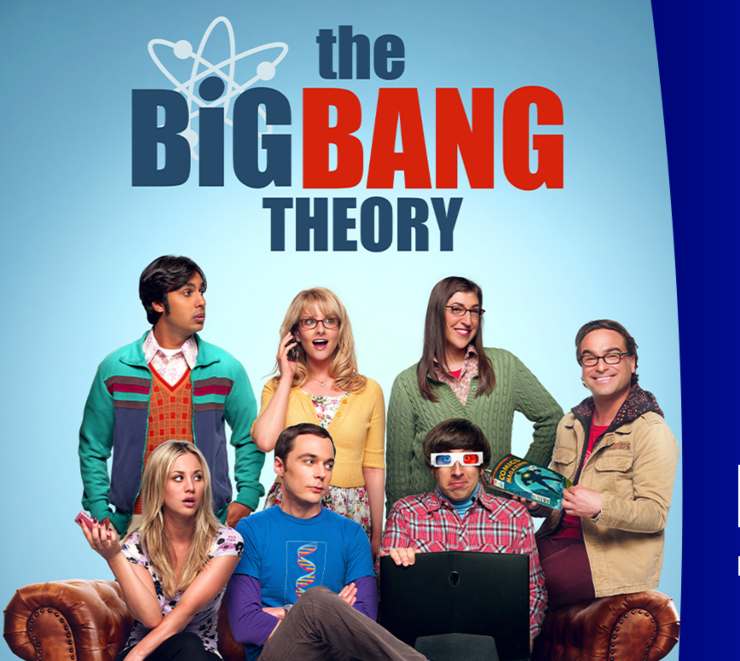 La locandina della serie 'The Big Bang Theory'