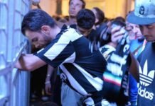 Tifosi bianconeri tristi
