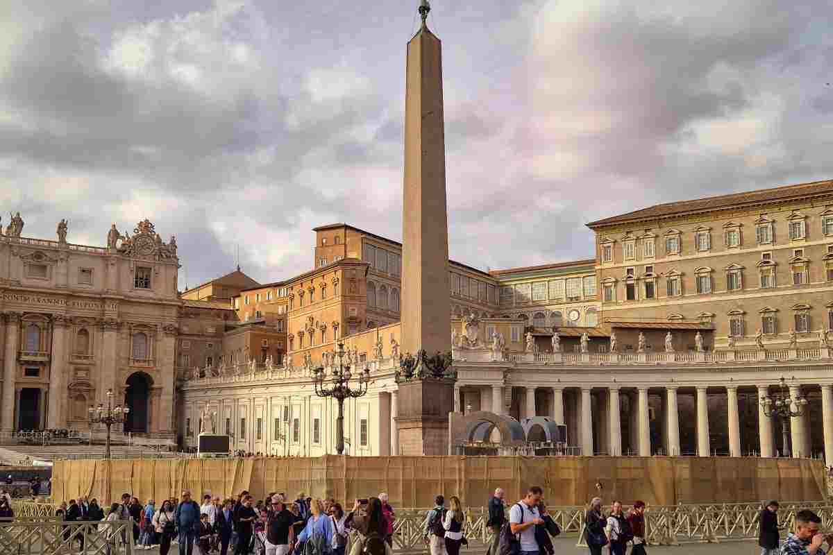 Una veduta di Piazza S. Pietro