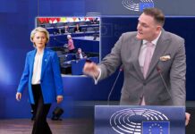 “Si dice von der Leyen, si legge corruzione”: Ursula se ne va mentre un deputato inveisce in aula "Si dice von der Leyen, si legge corruzione": Ursula se ne va mentre un deputato inveisce in aula