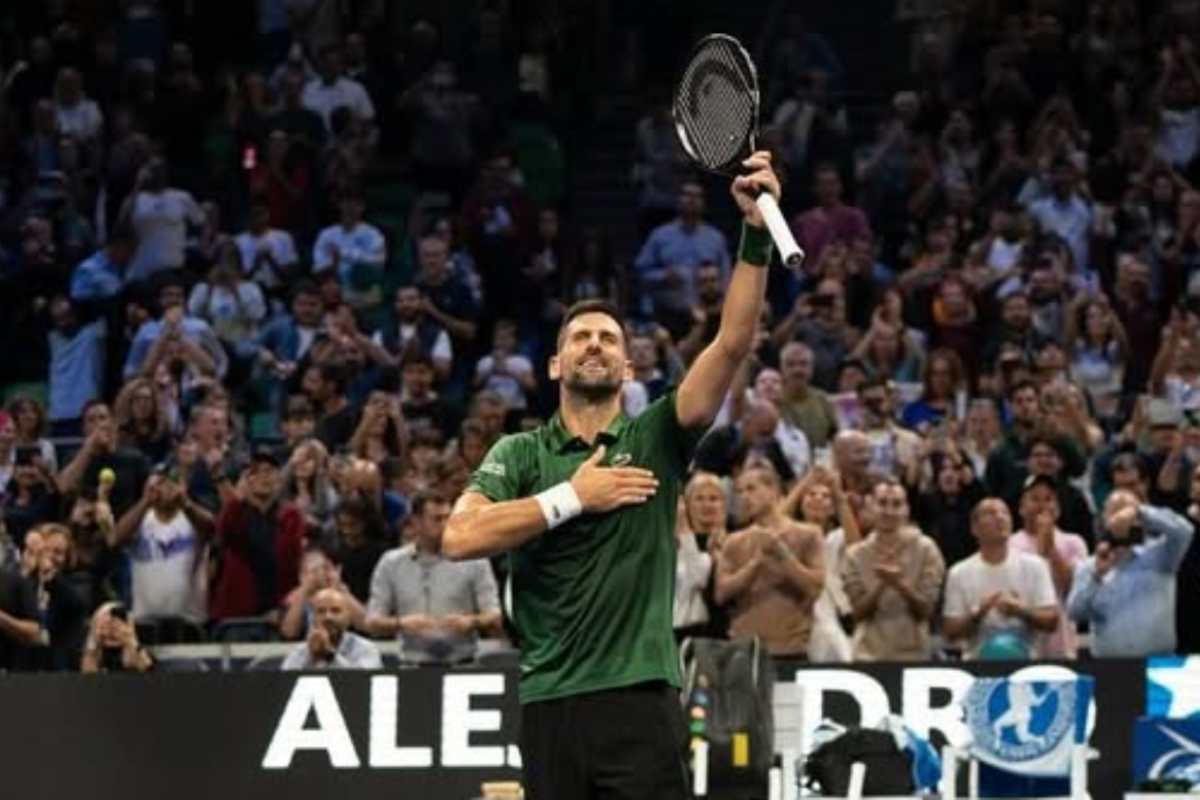 Djokovic esulta