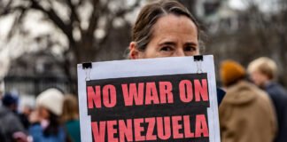 Altro che redentore dell’umanità: Trump è il continuatore delle infami politiche imperialistiche Proteste in Venezuela