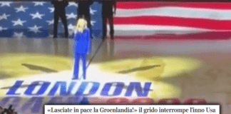 NBA, urla durante l’inno Usa a Londra: “Lasciate in pace la Groenlandia!”
