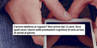 Effetti social sui giovani