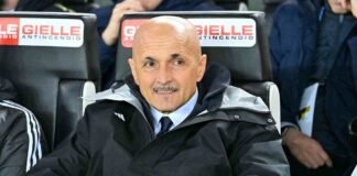 Luciano Spalletti in panchina