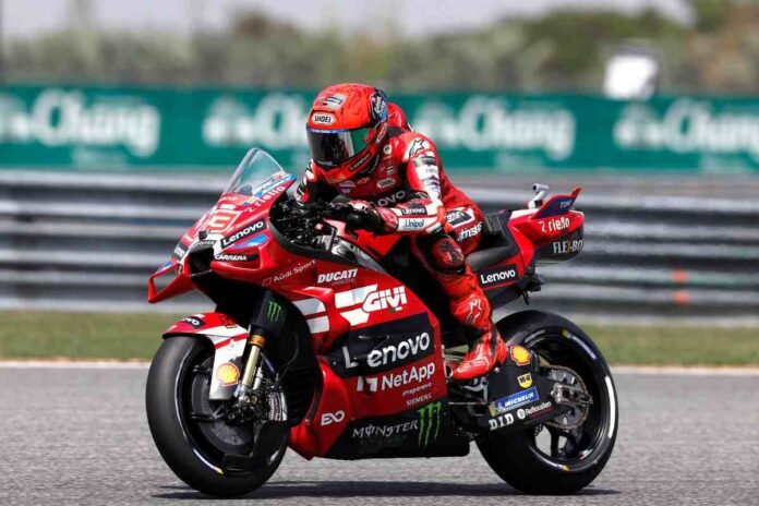 Marc Marquez in sella alla Ducati