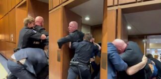 "Nessuno vuole combattere per Israele!": ex marine cacciato dal Senato USA (e gli rompono una mano)