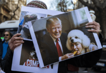 Manifestazione Anti-Trump Roma