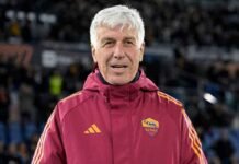 Gianpiero Gasperini arrabbiato