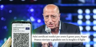 Pippo Franco a processo per il Green Pass ▷ "E intanto le denunce del cittadino comune spariscono!"