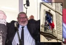 Francia, primo atto da sindaco: rimuovere la bandiera dell'UE (VIDEO)