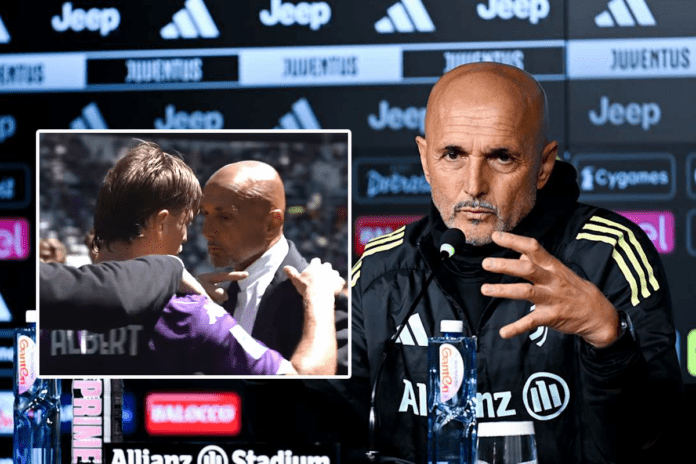 VIDEO | Juventus-Fiorentina, Spalletti furioso: “Non mi deve toccare, ha sbagliato persona!”