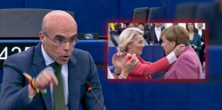 "Qui con la Merkel avete commesso una frode" ▷ Deputato ferma la plenaria a Strasburgo