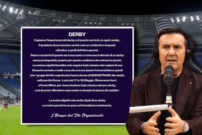 Lazio, Curva Nord vuota al derby: “Protesta a targhe alterne! Non ha senso” ▷ Ilario Di Giovambattista