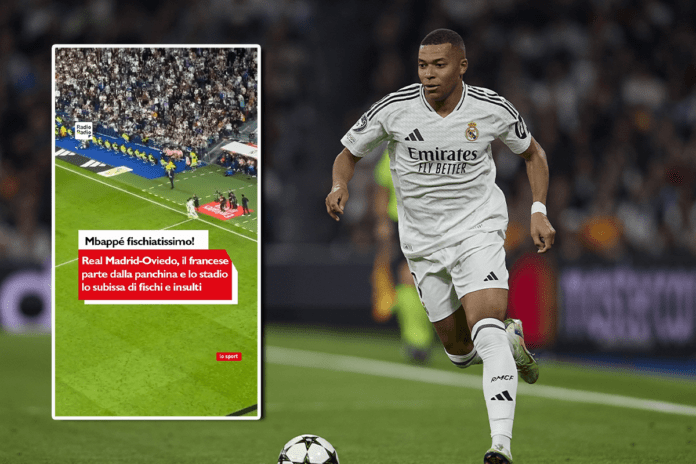 VIDEO | Real Madrid-Oviedo, fischi e insulti continui a Mbappé: il motivo
