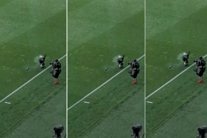 VIDEO | Spidercam precipita da oltre 20 metri: tragedia sfiorata in campo