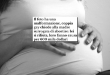 Partorisce un bimbo con un difetto estetico: la coppia gay non lo accetta e la trascina in tribunale maternità surrogata