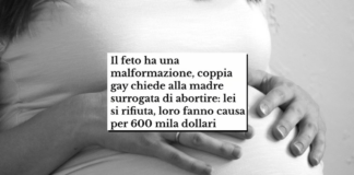 Partorisce un bimbo con un difetto estetico: la coppia gay non lo accetta e la trascina in tribunale maternità surrogata