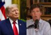 Carlson senza filtri: “Trump ha tradito gli USA con una potenza straniera” Carlson senza filtri: "Trump ha tradito gli USA con una potenza straniera"