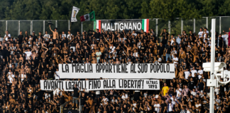 VIDEO | Ascoli-Lazio, tifoserie unite contro Lotito: cori e striscione chiarissimo